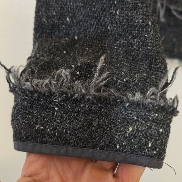 All Saints Wool Coat /Women gray Wool/angora blendTweed Jacket size me… - Picture 4 of 12